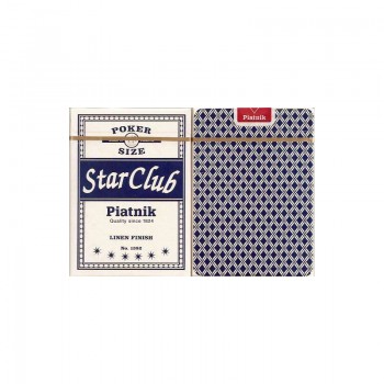 Piatnik Star Club Pokerio kortų kaladė 1 vnt. (raudona arba mėlyna)
